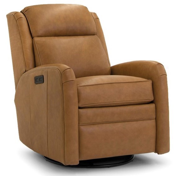 Smith Brothers 734 734L83 Casual Power Recliner with Power Headrest